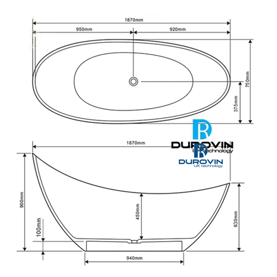 Bồn Tắm Trăng Khuyết DRV-2409 – Lựa Chọn Sang Trọng Cho Phòng Tắm Hiện Đại
