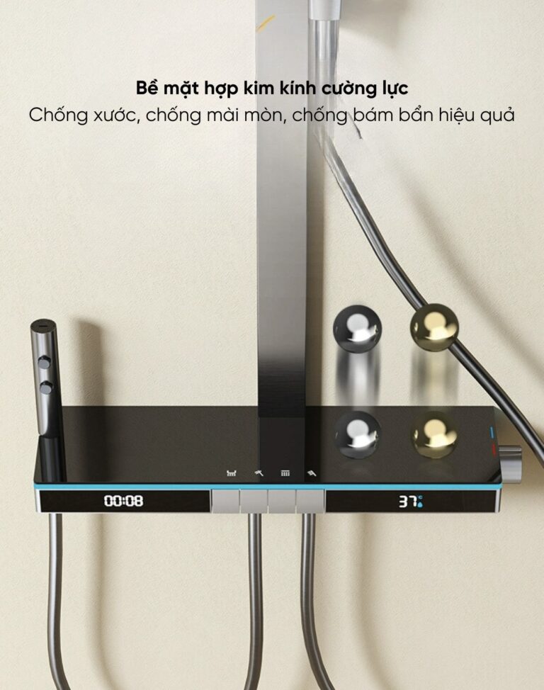 Sen cây tắm nóng lạnh, vòi sen thông minh SC 190