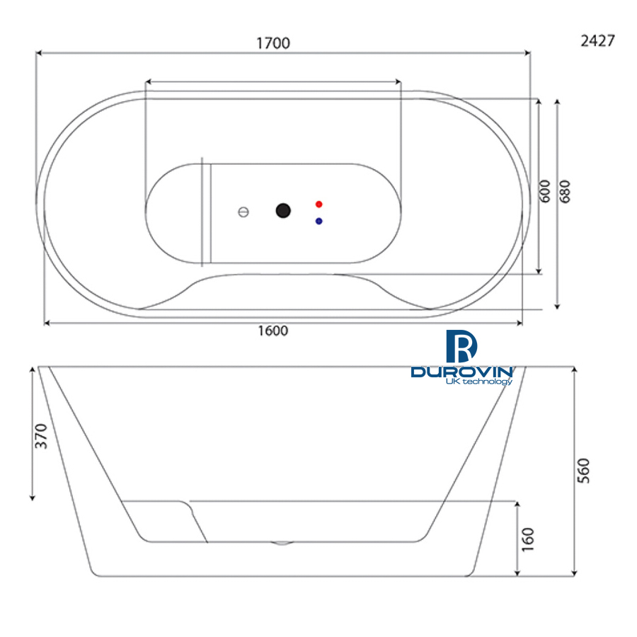 Bồn Ovan Massage DRV-2427 – Trải Nghiệm Thư Giãn Đỉnh Cao Với Công Nghệ Hiện Đại