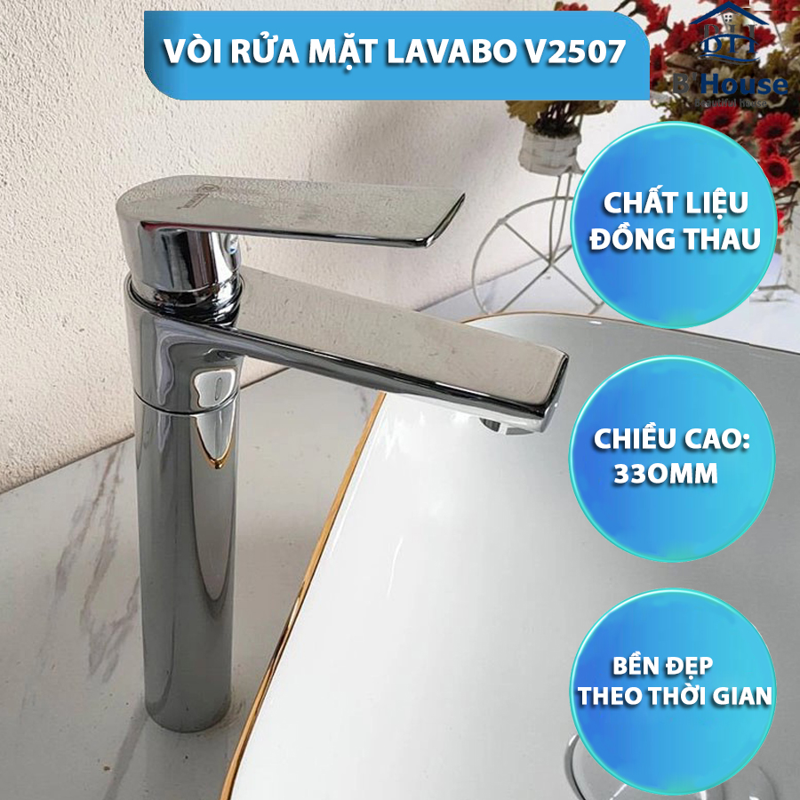 Vòi rửa mặt lavabo V 2507