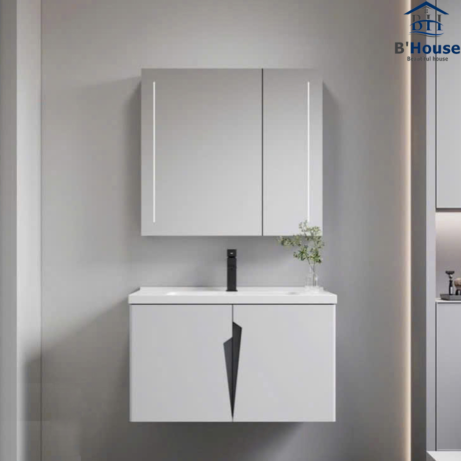 Bộ Tủ Gương Phòng Tắm, Tủ Lavabo Đẹp, Tủ Lavabo Phòng Tắm SUS 285