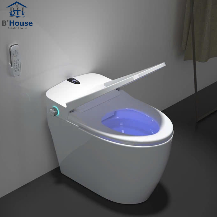 Bồn cầu thông minh giá rẻ, bồn cầu điện tử tự động BC 8038