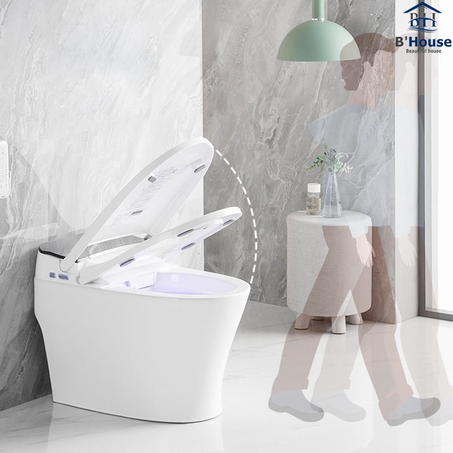 Bồn cầu thông minh giá rẻ, bồn cầu điện tử tự động BC 6903