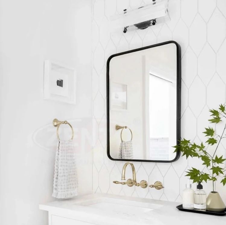 Gương soi Viền đen Chữ Nhật