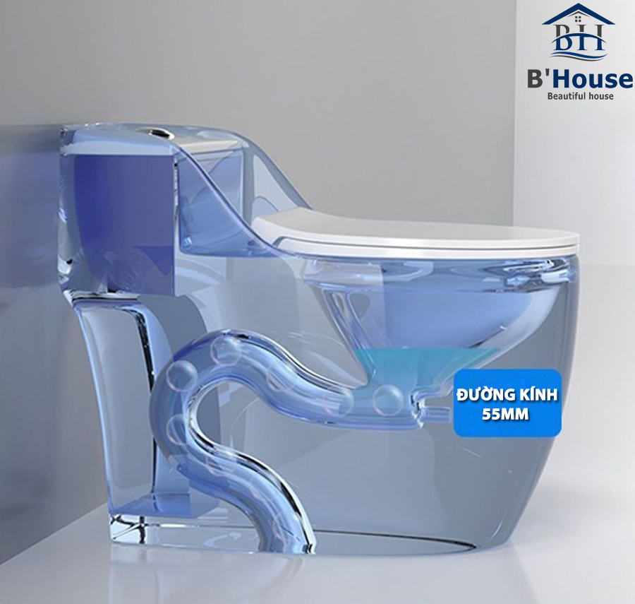 Bồn Cầu Liền Khối Cao Cấp BC 8018