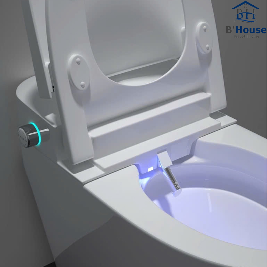 Bồn cầu thông minh giá rẻ, bồn cầu điện tử tự động BC 8038