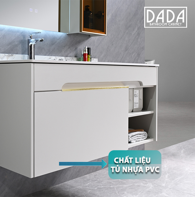 Bộ Tủ Gương Phòng Tắm, Tủ Lavabo Đẹp, Tủ Lavabo Phòng Tắm DADA E2215
