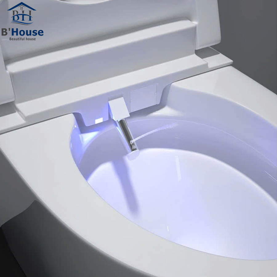 Bồn cầu thông minh giá rẻ, bồn cầu điện tử tự động BC 8038