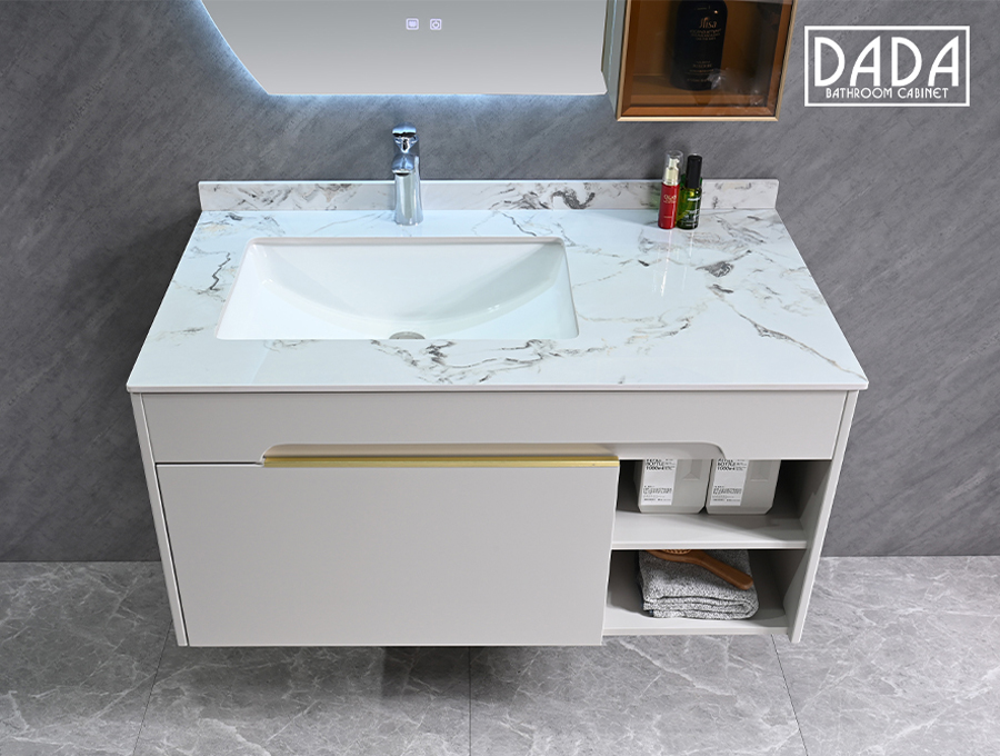 Bộ Tủ Gương Phòng Tắm, Tủ Lavabo Đẹp, Tủ Lavabo Phòng Tắm DADA E2215