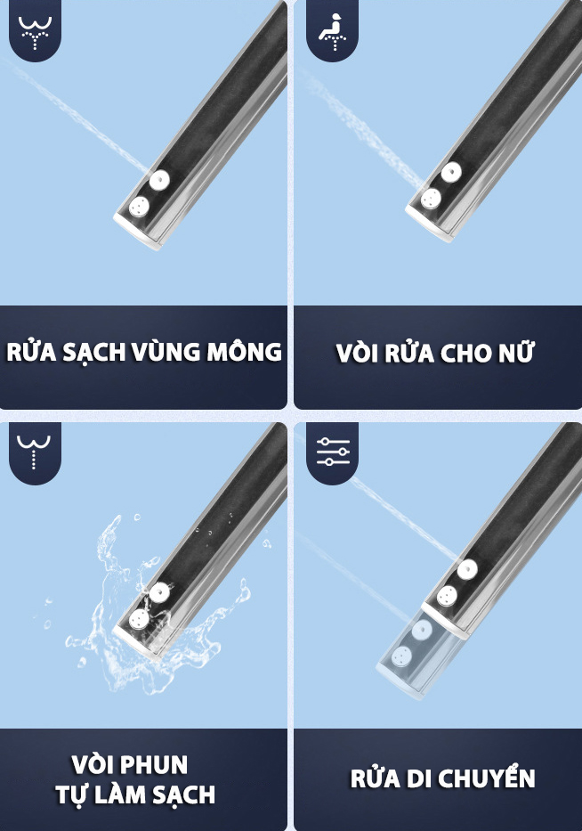 Bồn cầu thông minh giá rẻ, bồn cầu điện tử tự động BC 6905