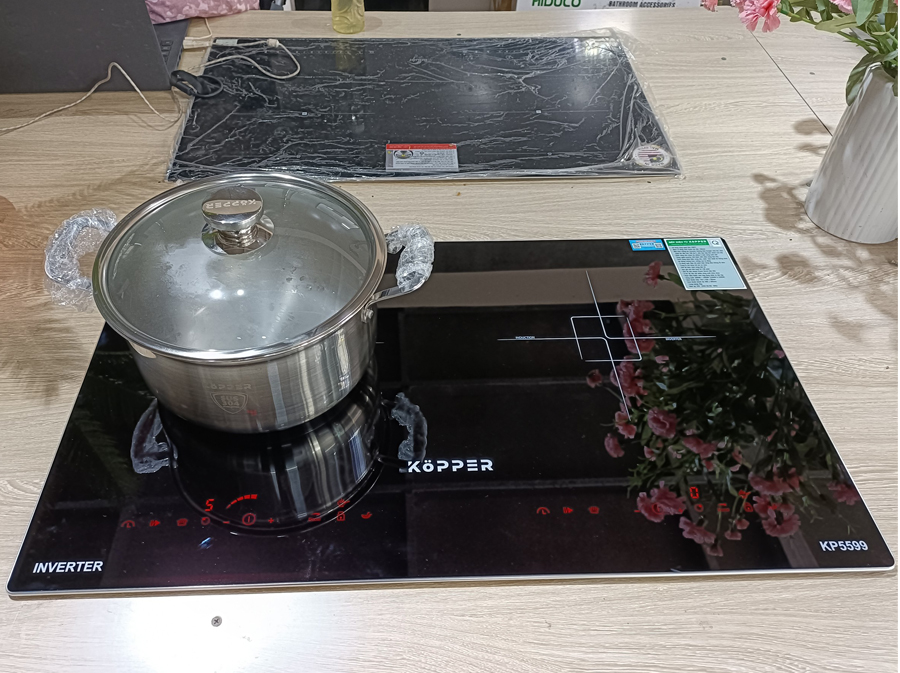 Bếp Từ Đôi Inverter Kopper KP – 5599 Đen