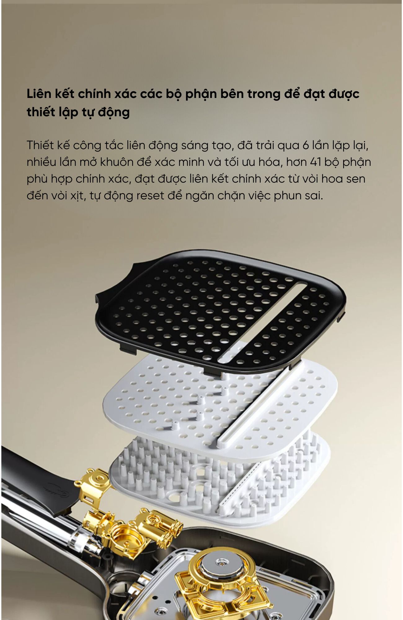 Sen cây tắm nóng lạnh, vòi sen thông minh SC 190