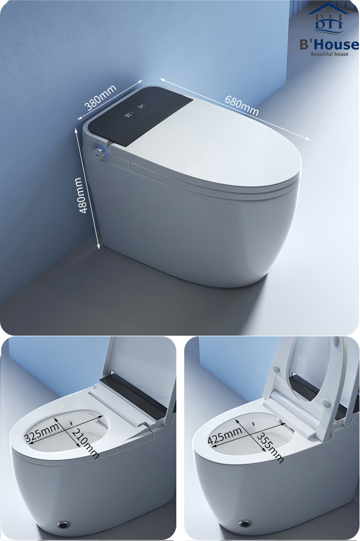 Bồn cầu thông minh giá rẻ, bồn cầu điện tử tự động CR 6928