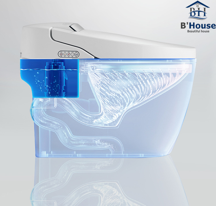 Bồn cầu thông minh giá rẻ, bồn cầu điện tử tự động BC 6905