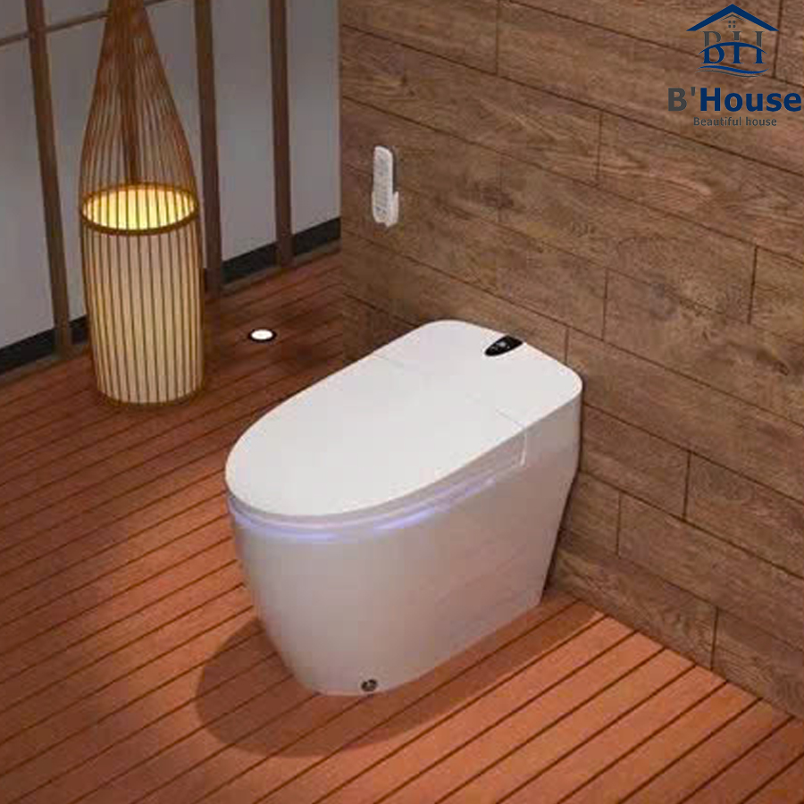 Bồn cầu thông minh giá rẻ, bồn cầu điện tử tự động BC 8038