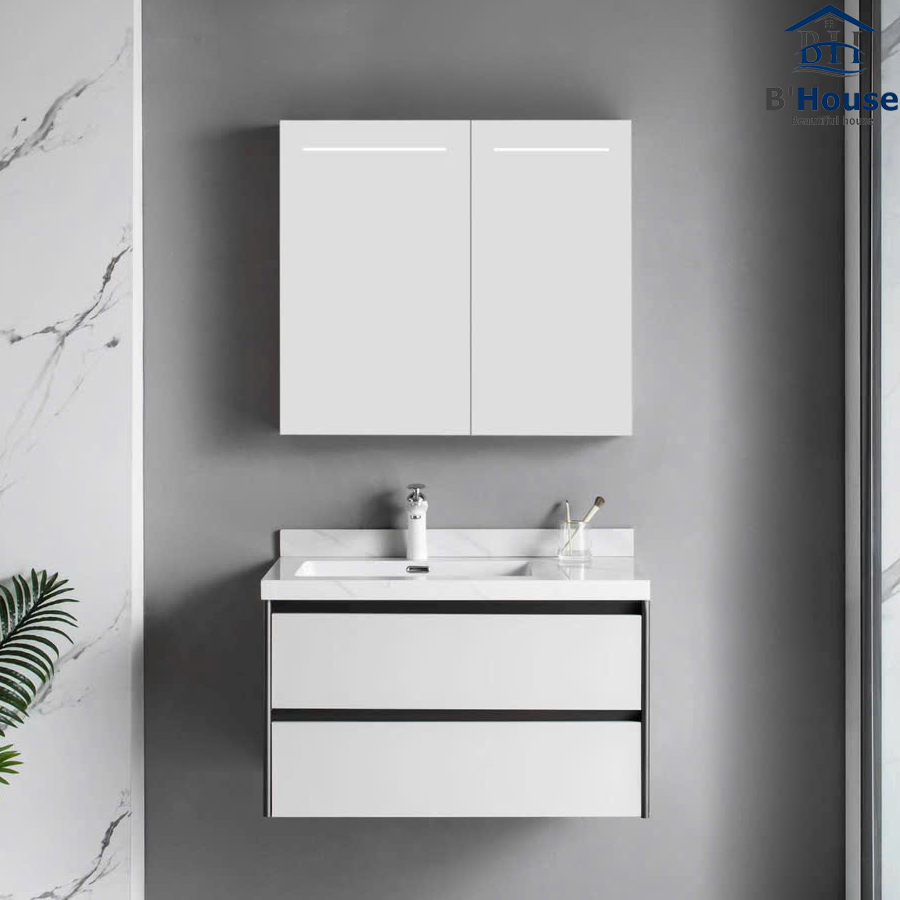 Bộ Tủ Gương Phòng Tắm, Tủ Lavabo Đẹp, Tủ Lavabo Phòng Tắm SUS 228