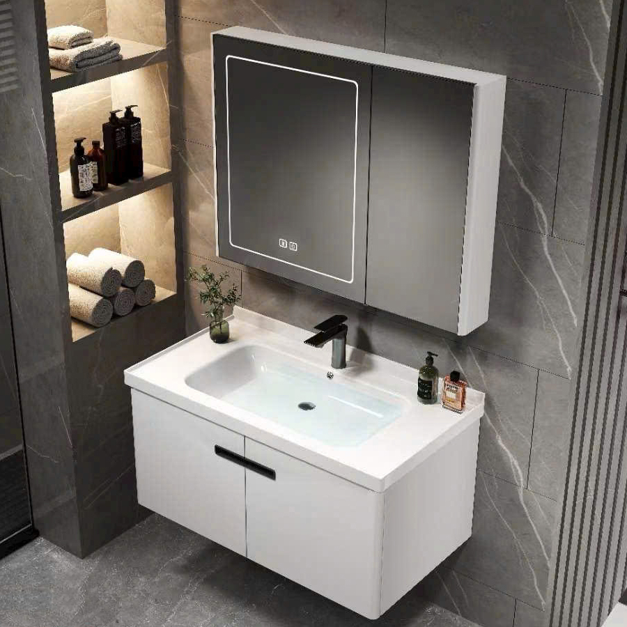 Bộ Tủ Gương Phòng Tắm, Tủ Lavabo Đẹp, Tủ Lavabo Phòng Tắm SUS 237