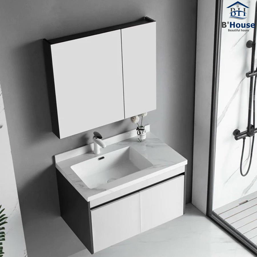 Bộ Tủ Gương Phòng Tắm, Tủ Lavabo Đẹp, Tủ Lavabo Phòng Tắm SUS 232