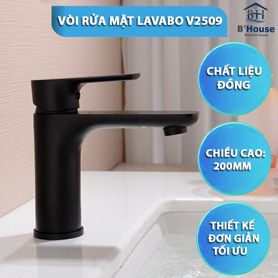Vòi rửa mặt lavabo V 2509