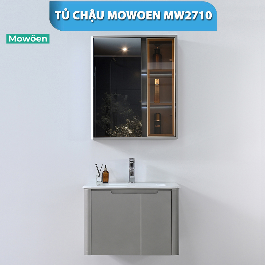 Bộ Tủ Gương Phòng Tắm, Tủ Lavabo Đẹp, Tủ Lavabo Phòng Tắm MW2710