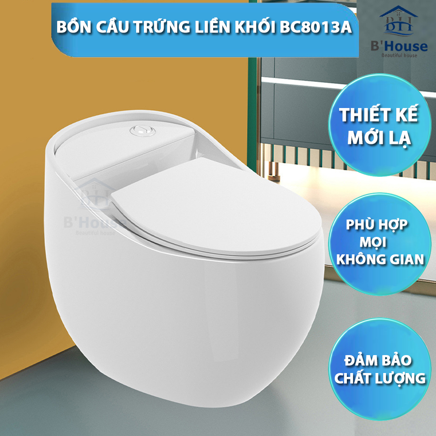 BỒN CẦU TRỨNG LIỀN KHỐI BC 8013A