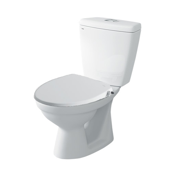 Bồn cầu hai khối inax C-108A+CW-S15VN/BW1 (Nắp thông minh)