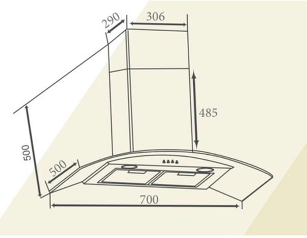 Máy hút mùi Canzy CZ SB07E