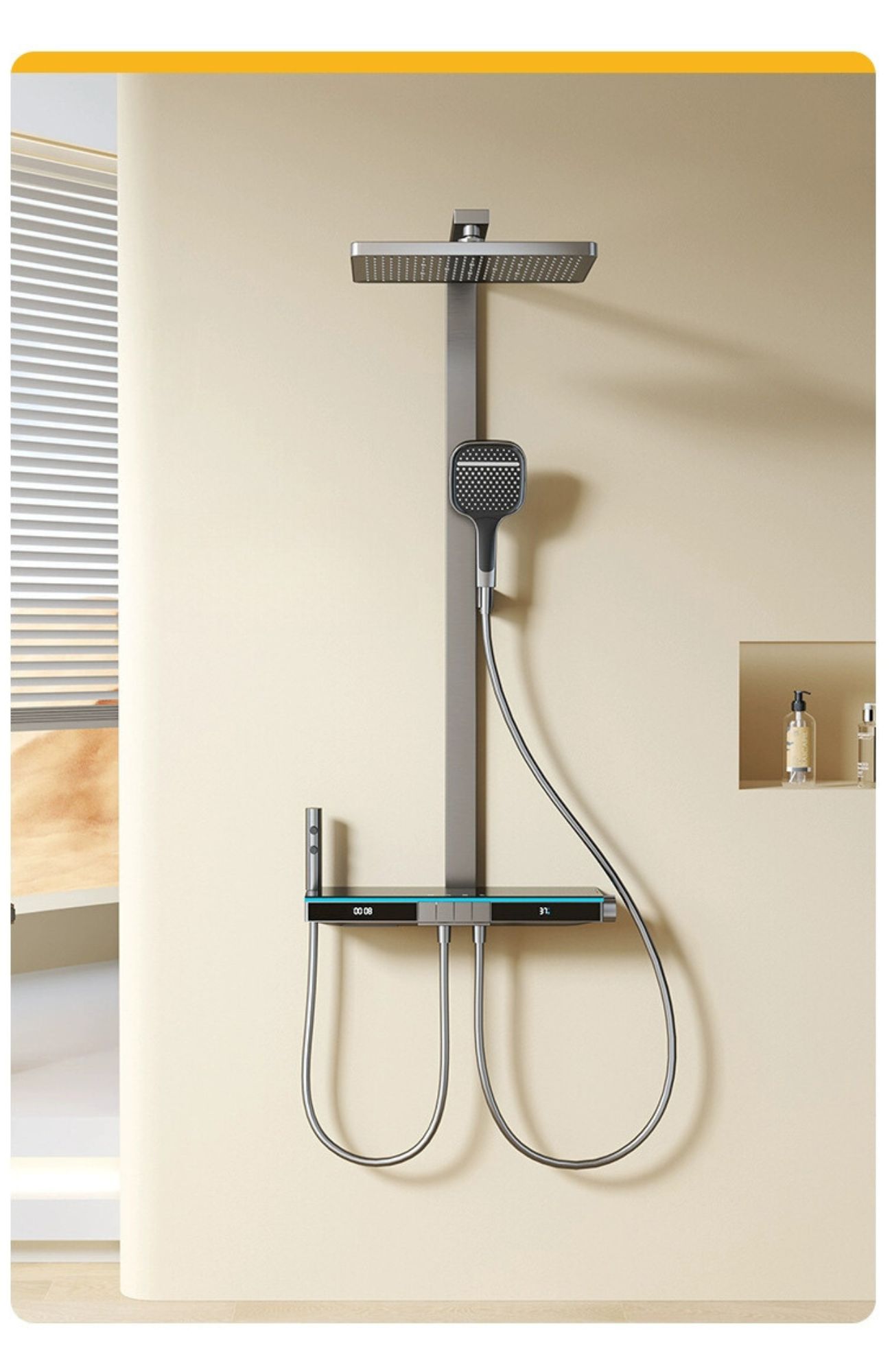 Sen cây tắm nóng lạnh, vòi sen thông minh SC 190