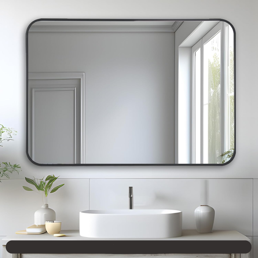 Gương soi Viền đen Chữ Nhật