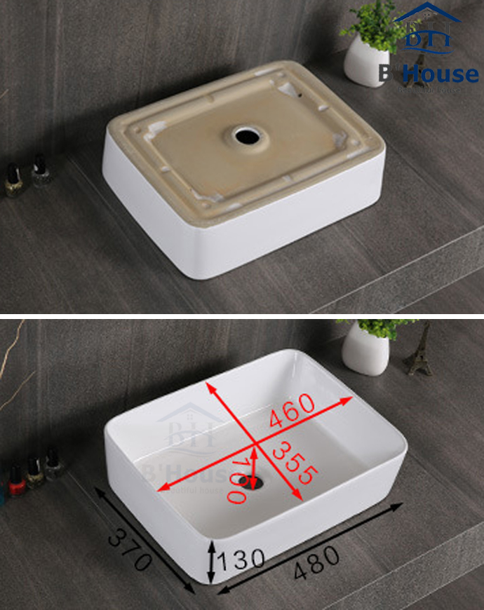 Chậu rửa mặt dương bàn (Lavabo) LV 603
