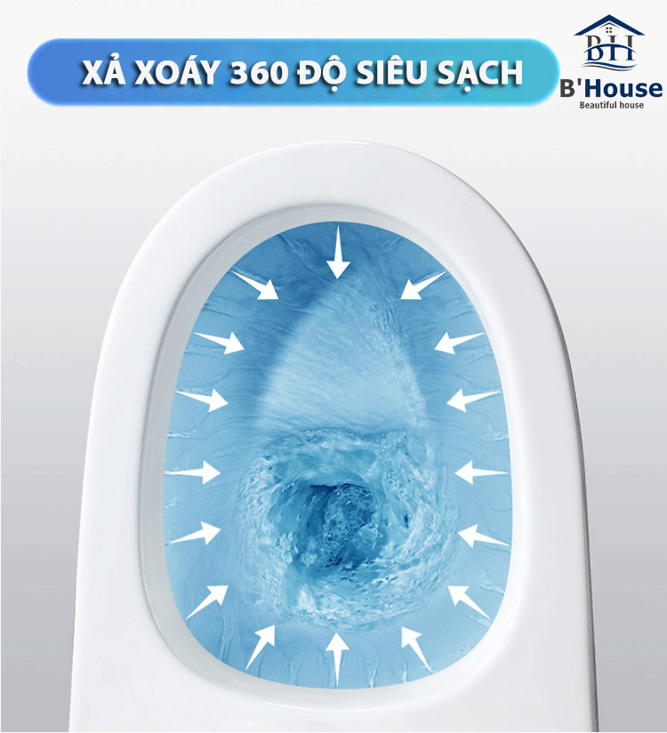 Bồn Cầu Liền Khối BC 808