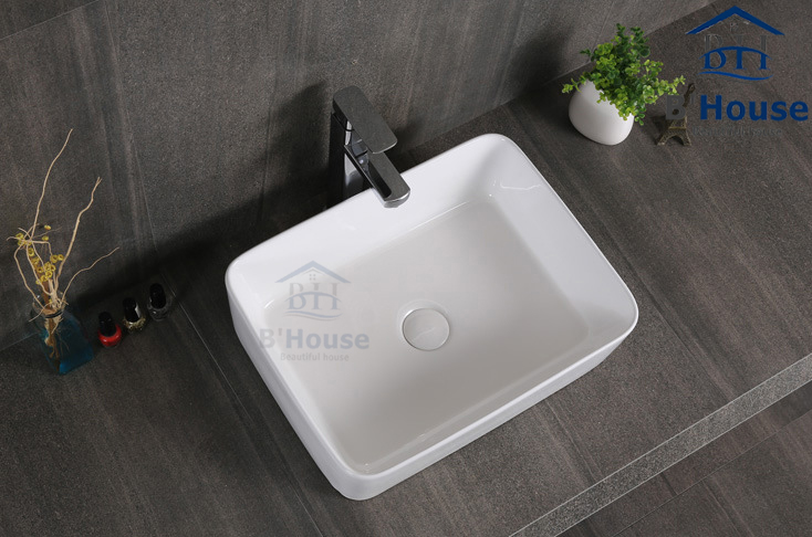 Chậu rửa mặt dương bàn (Lavabo) LV 603