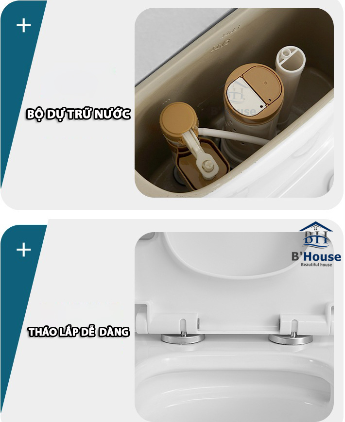 Bồn Cầu Liền Khối BC 8034