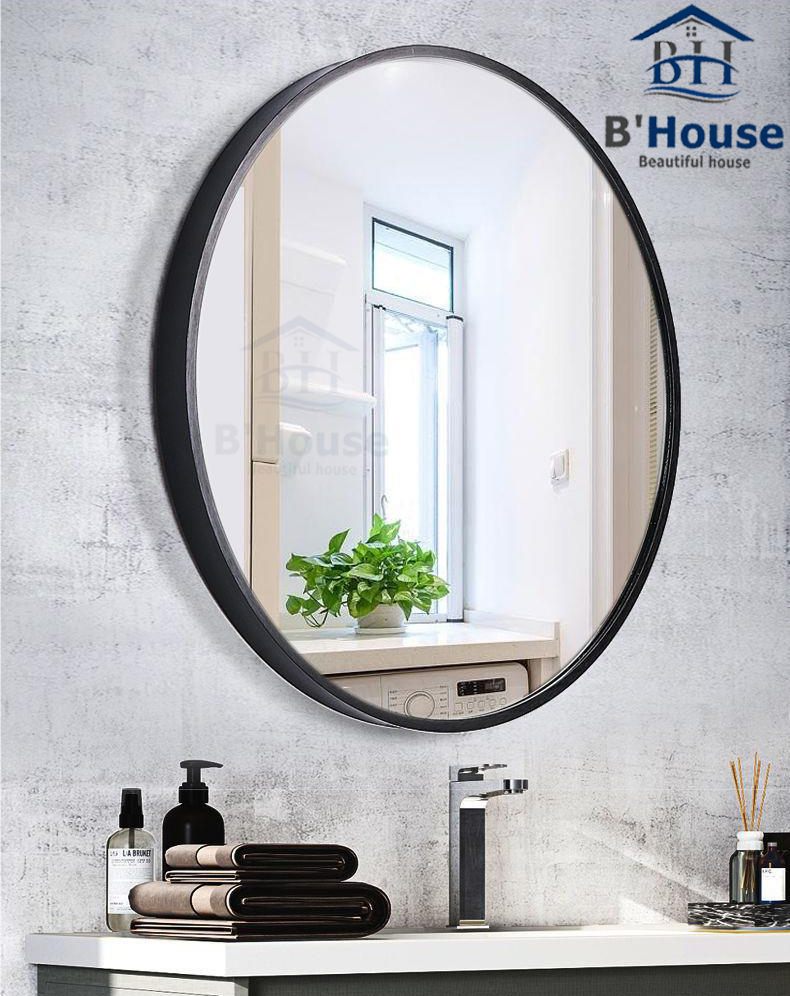 Gương Soi Viền Đen Tròn 902
