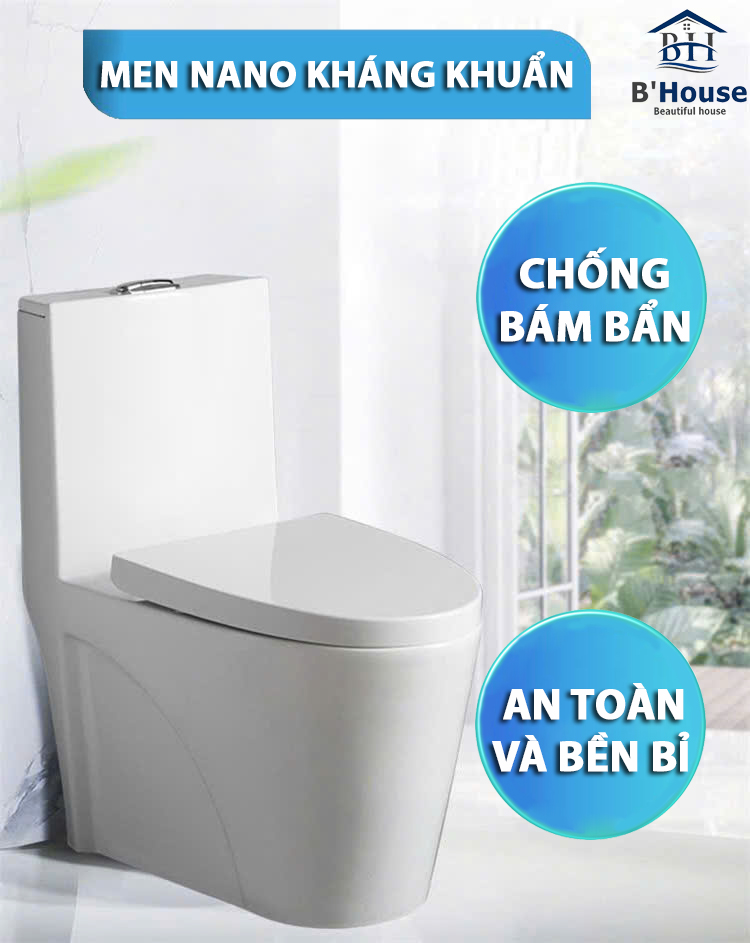 Bồn Cầu Liền Khối BC 8024