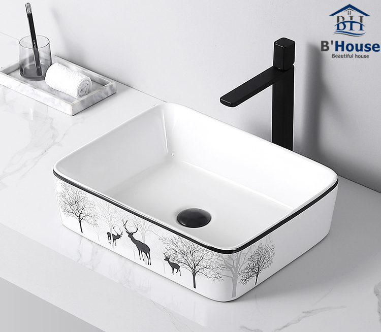 Chậu rửa mặt dương bàn (Lavabo) LV 605