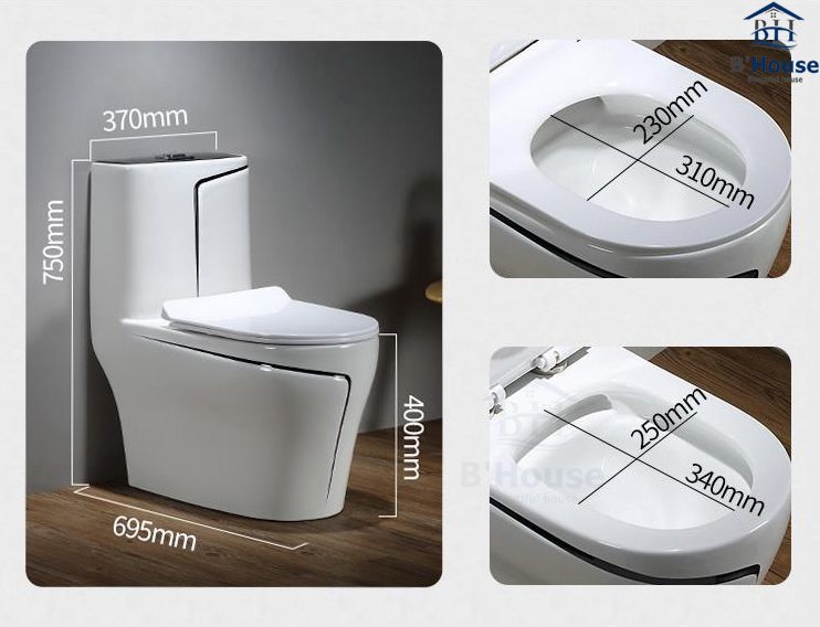 Bồn Cầu Liền Khối BC 8034