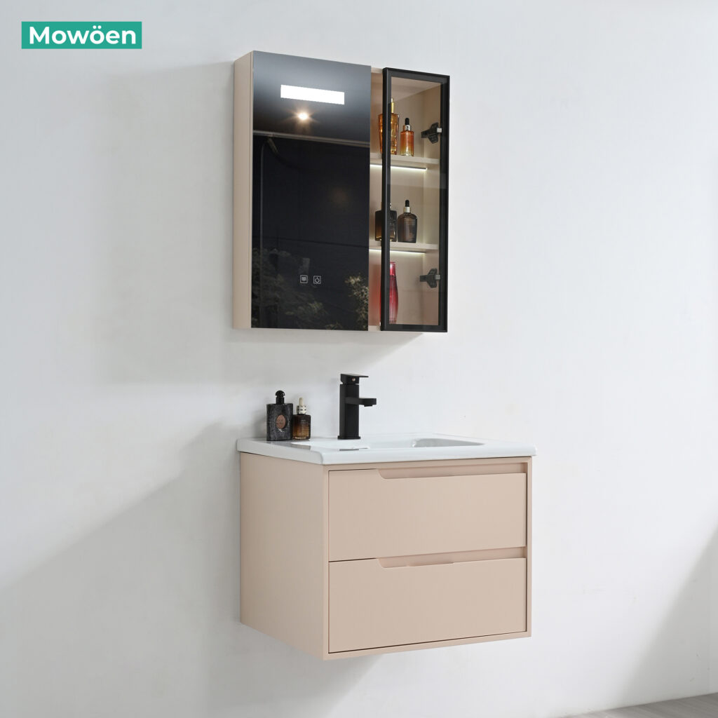 Bộ Tủ Gương Phòng Tắm, Tủ Lavabo Đẹp, Tủ Lavabo Phòng Tắm MW2820
