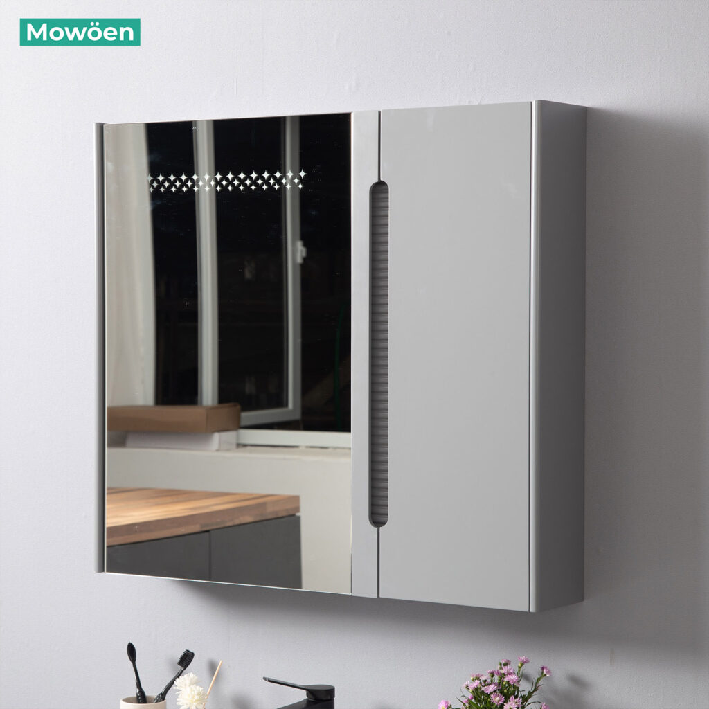 Bộ Tủ Gương Phòng Tắm, Tủ Lavabo Đẹp, Tủ Lavabo Phòng Tắm MW2701