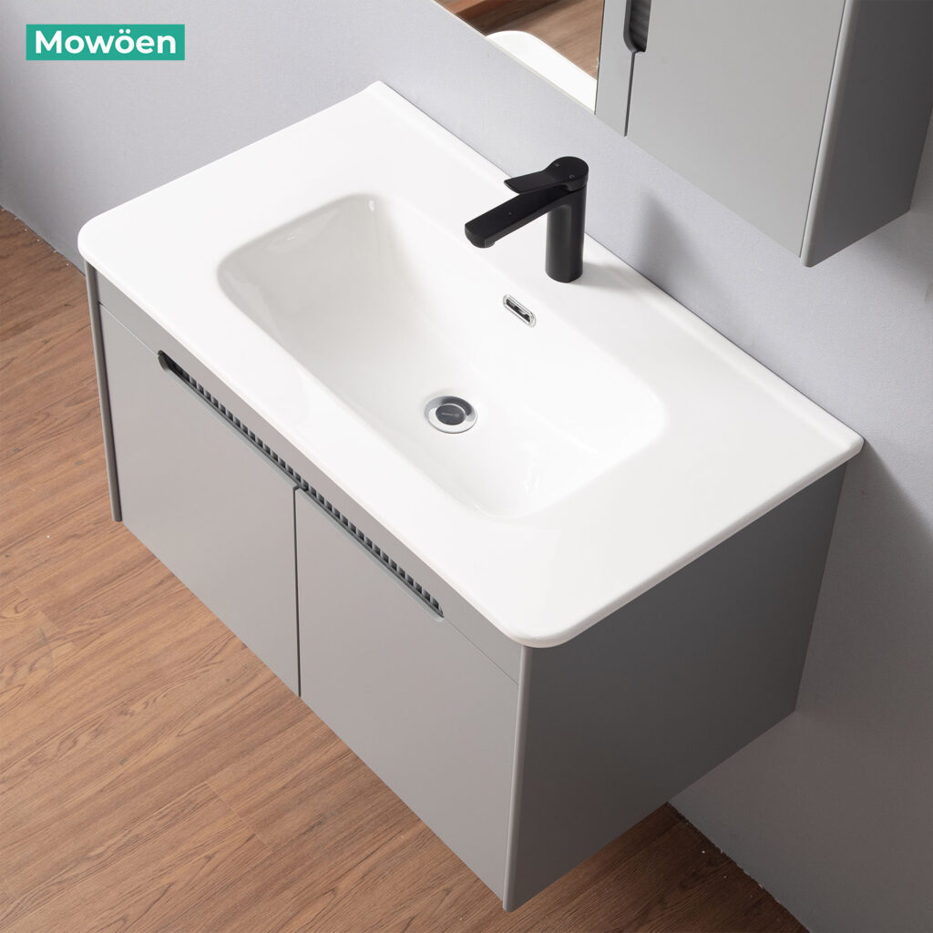 Bộ Tủ Gương Phòng Tắm, Tủ Lavabo Đẹp, Tủ Lavabo Phòng Tắm MW2701