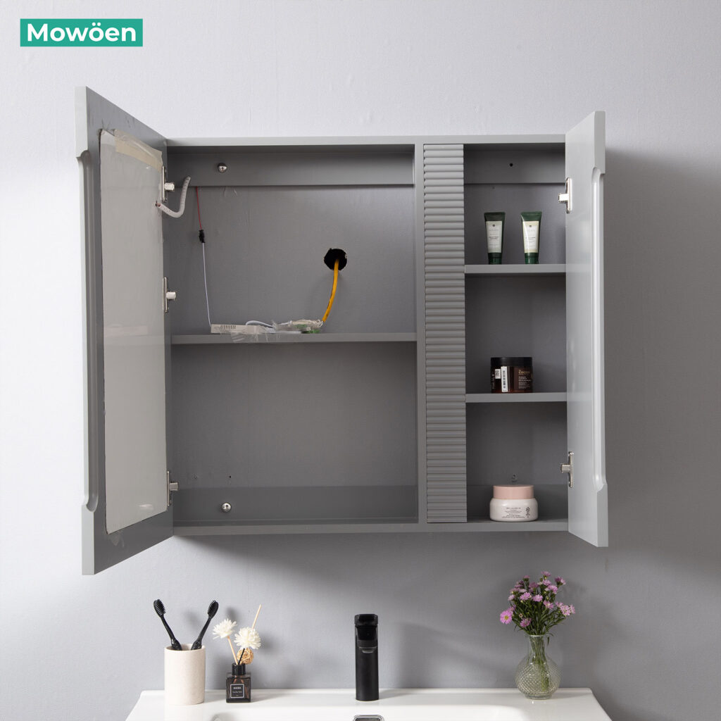 Bộ Tủ Gương Phòng Tắm, Tủ Lavabo Đẹp, Tủ Lavabo Phòng Tắm MW2701