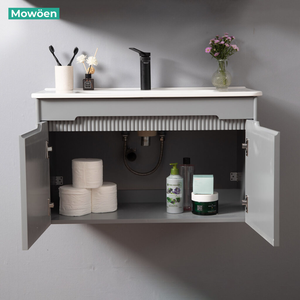 Bộ Tủ Gương Phòng Tắm, Tủ Lavabo Đẹp, Tủ Lavabo Phòng Tắm MW2701
