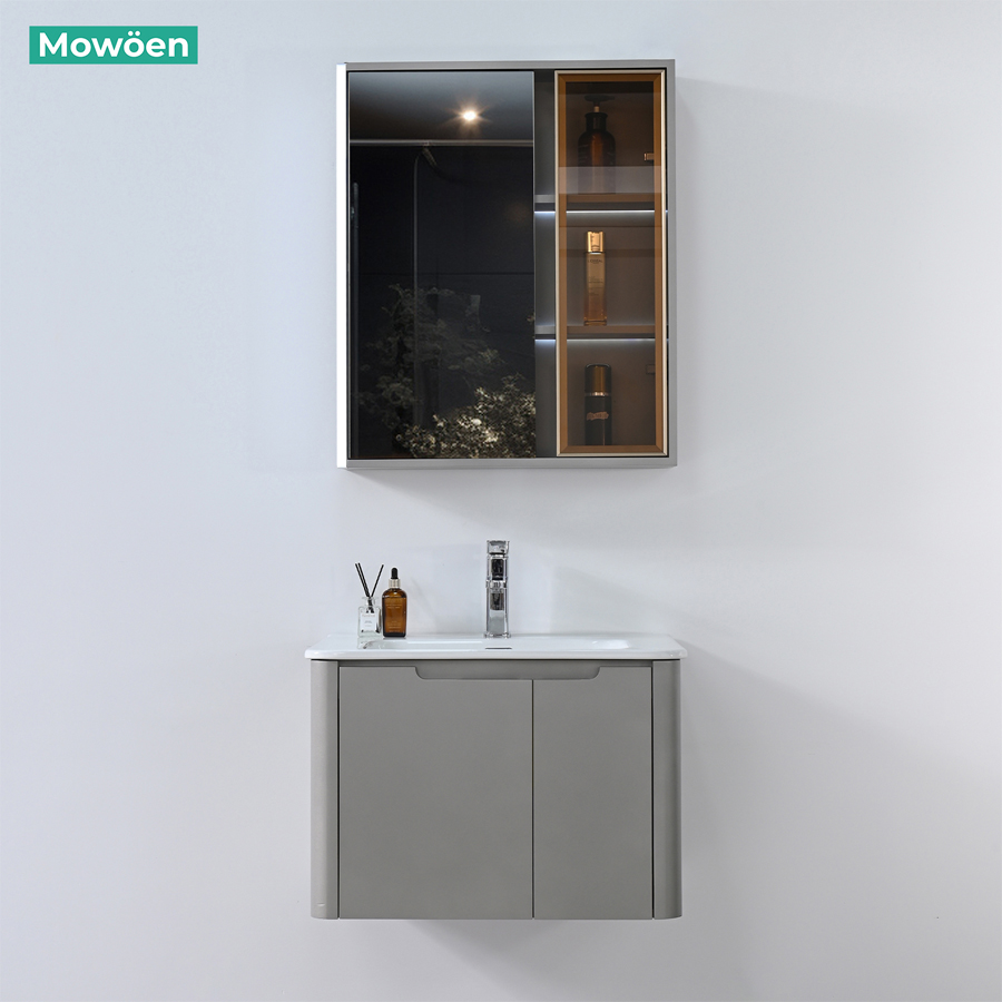 Bộ Tủ Gương Phòng Tắm, Tủ Lavabo Đẹp, Tủ Lavabo Phòng Tắm MW2710