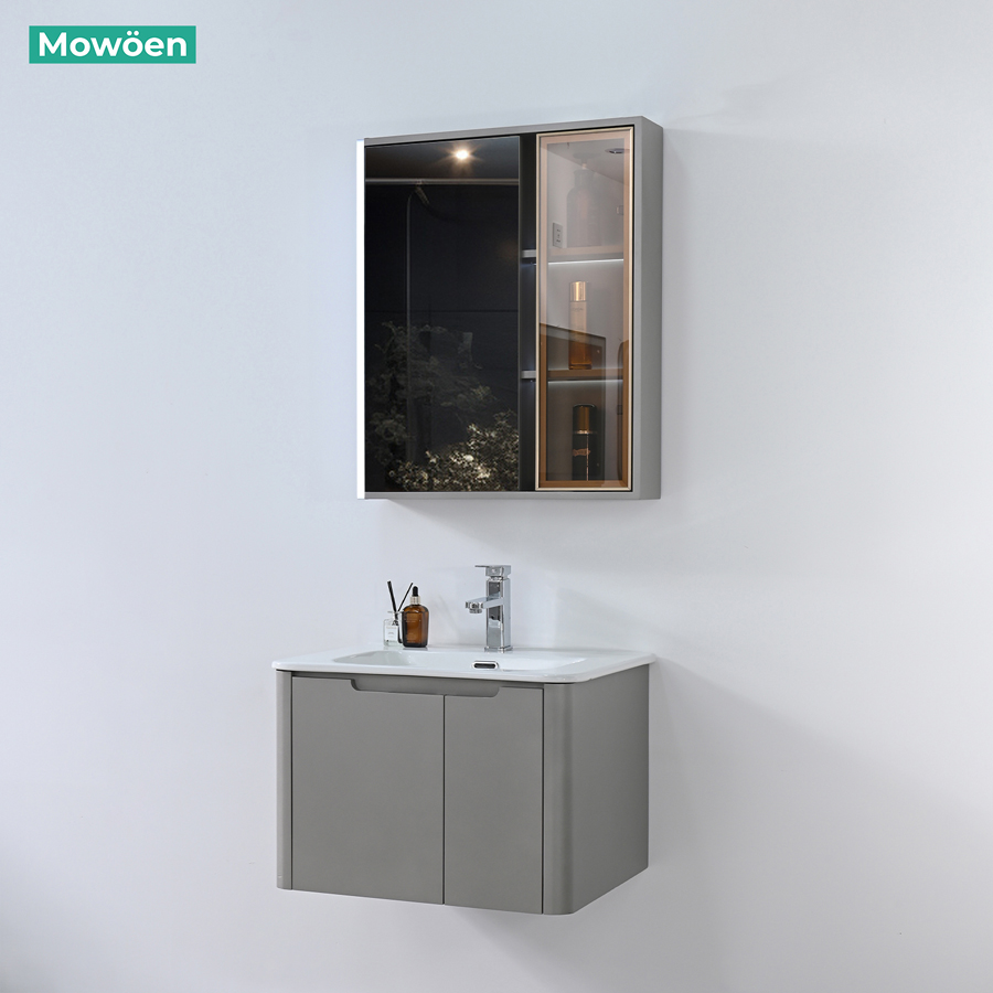 Bộ Tủ Gương Phòng Tắm, Tủ Lavabo Đẹp, Tủ Lavabo Phòng Tắm MW2710