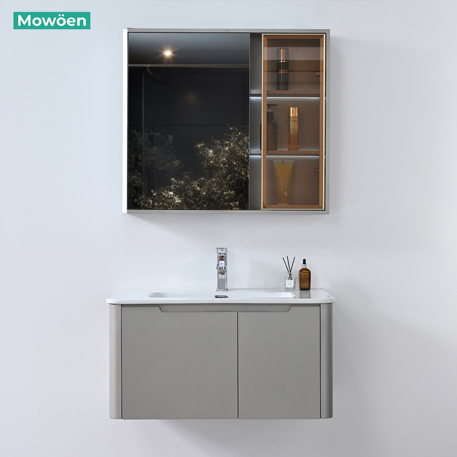Bộ Tủ Gương Phòng Tắm, Tủ Lavabo Đẹp, Tủ Lavabo Phòng Tắm MW2710