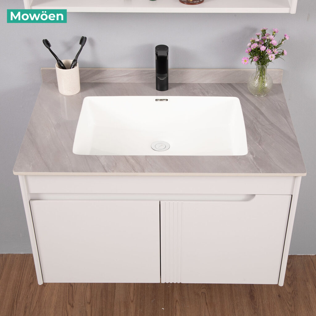 Bộ Tủ Gương Phòng Tắm, Tủ Lavabo Đẹp, Tủ Lavabo Phòng Tắm MW2805