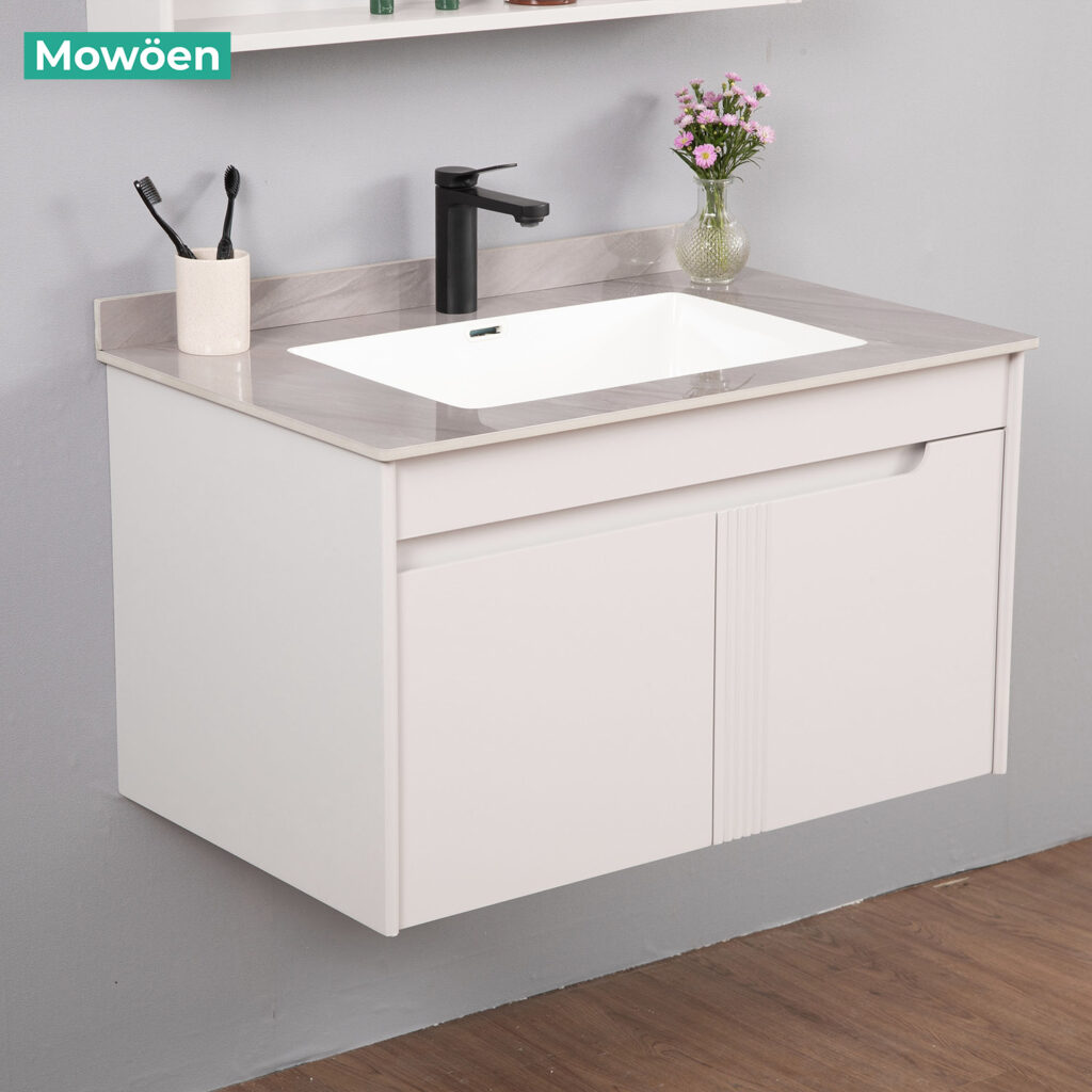 Bộ Tủ Gương Phòng Tắm, Tủ Lavabo Đẹp, Tủ Lavabo Phòng Tắm MW2805