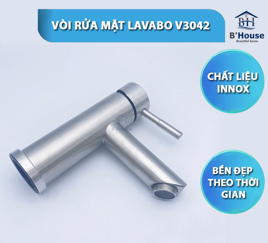 Vòi rửa mặt lavabo V 3042