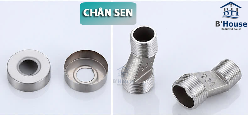 Sen cây tắm đứng inox SUS 304 Sc 1024