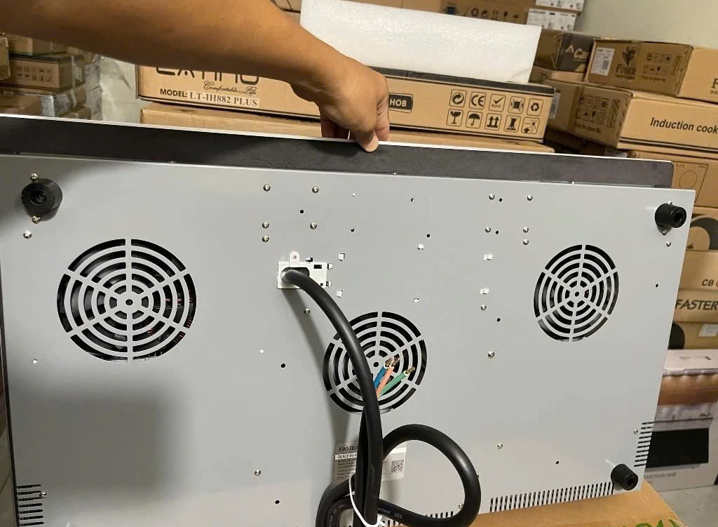 bếp 3 từ Faster FS 773E bếp từ Faster FS 773E bếp từ 3 vùng nấu Faster